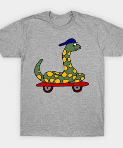 Snake on Skateboard t shirt RF02