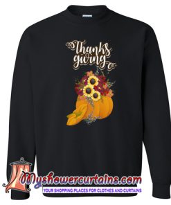 Thanksgiving Flower Sweatshirt SN