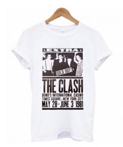 The Clash 1981 Poster t shirt RF02