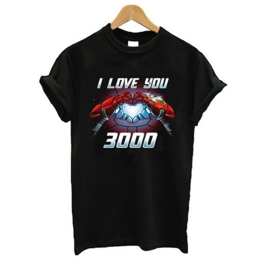 endgame shirt robert downey I love you 3000 tony t shirt RF02