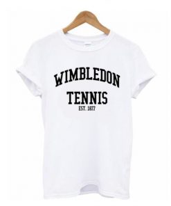 wimbledon tennis est 1877 t shirt RF02