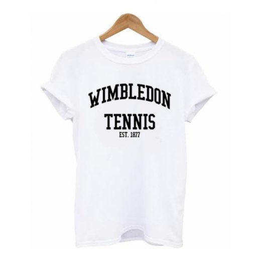 wimbledon tennis est 1877 t shirt RF02