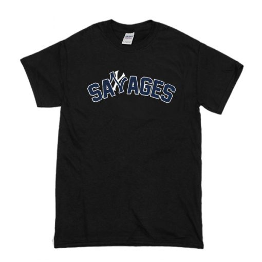 Aaron Boone Savages Shirt Yankees Savages t shirt RF02
