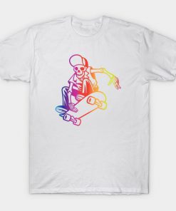 Abstract Skeleton Graphic t shirt RF02