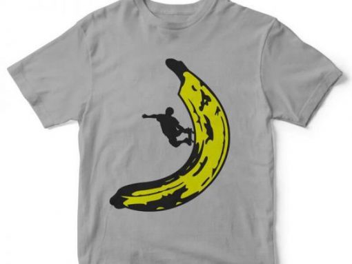 Banana Skateboard t shirt RF02