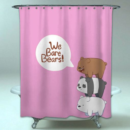 Bare Bears Shower Curtain RF02