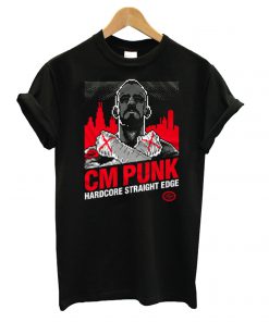 CM PUNK Black T shirt RF02