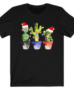 Cactus Lover Merry Christmas t shirt RF02