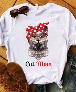 Cat Mom t shirt RF02