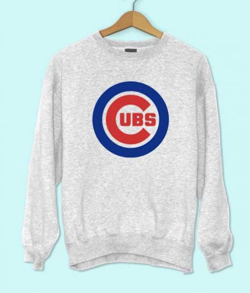 Chicago Cubs logo sweatshirt RF02