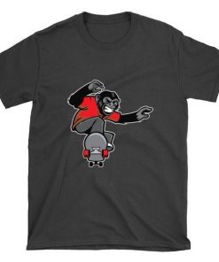 Chimp Skateboarder t shirt RF02