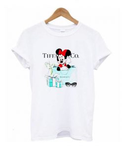 Disney Minnie Mouse Tiffany & CO t shirt RF02