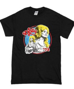 Dolly Parton '72 black t shirt RF02