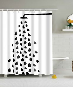 Drop of Water Shower Curtain RF02