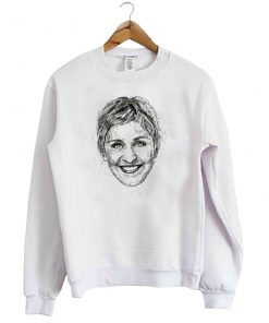 Ellen Degeneres White Sweatshirt RF02
