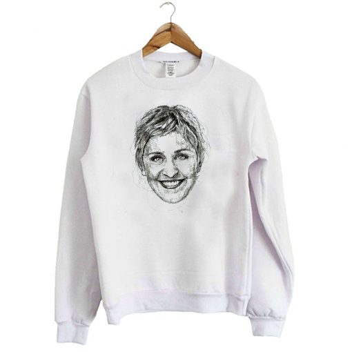 Ellen Degeneres White Sweatshirt RF02