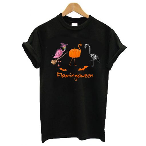 Flamingo Halloween Flamingoween t shirt RF02
