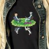 Funny Rick Morty Cosplay Reflection Breaking Bad t shirt RF02