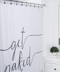 'Get Naked' Shower Curtain RF02