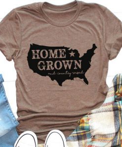 HOME GROWN USA t shirt RF02