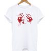 Halloween Bloody Hands t shirt RF02