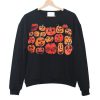 Halloween pumpkin black orange sweatshirt RF02