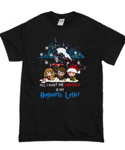 Harry Potter Characters Chibi All I Want For Christmas t shirt RF02