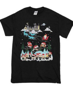 Harry Potter and Santa Claus Christmas t shirt RF02