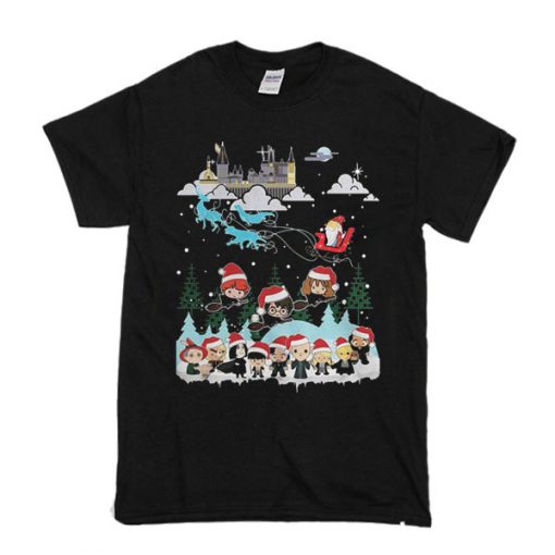 Harry Potter and Santa Claus Christmas t shirt RF02