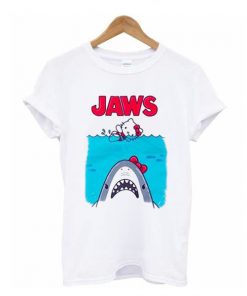 Hello Kitty Jaws Parody t shirt RF02