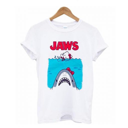 Hello Kitty Jaws Parody t shirt RF02