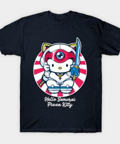 Hello Samurai Pizza t shirt RF02