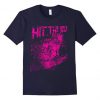 Hit The Deck Pink Skater Skateboarding t shirt RF02