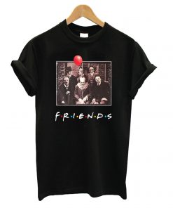 Horror Friends Pennywise Michael Myers Jason Voorhees Halloween T shirt v RF02