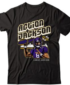 Lamar Jackson's Action Jackson t shirt RF02