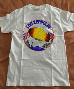 Led Zeppelin Vintage Shirt 1975 North American Tour t shirt RF02