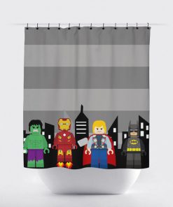 Lego Superhero Shower Curtain RF02