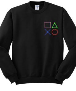 Logo Cut Out Playstation sweatshirt RF02