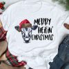 Merry Heifin' Christmas t shirt RF02