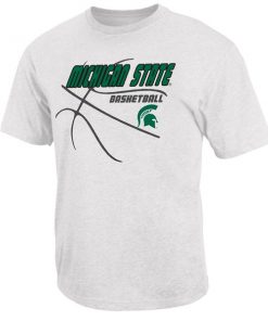 Michigan State University Basketball t shirt RF02