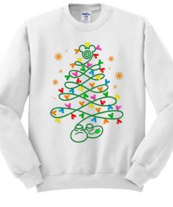 Mickey Mouse Disney Christmas tree sweatshirt RF02