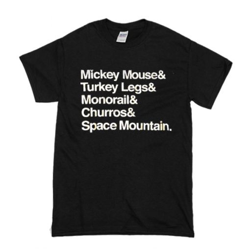 Mickey Mouse Turkey Legs Monorail t shirt RF02