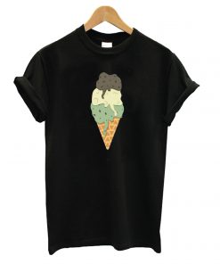 Mint Vanilla Chocolate Ice Cream Sundae T shirt RF02