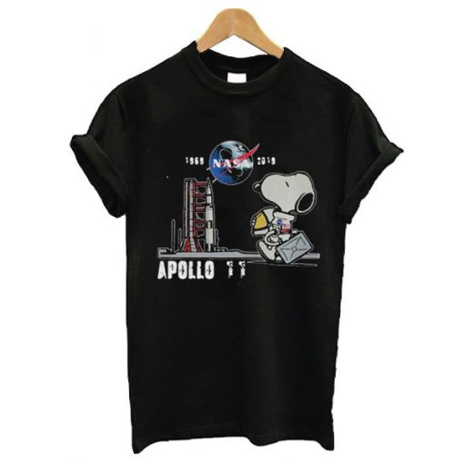 Nasa 1969 2019 Apollo 11 Astronaut Snoopy t shirt RF02