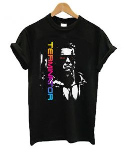 Neon Terminator t shirt RF02