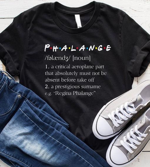 Phalange Friends Dictionary Friends TV Shows t shirt RF02