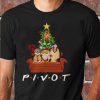 Pivot Friends Thanksgiving Christmas tree t shirt RF02