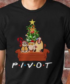 Pivot Friends Thanksgiving Christmas tree t shirt RF02