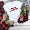 Plaid Merry Christmas t shirt RF02