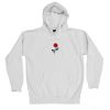 Rose White hoodie RF02